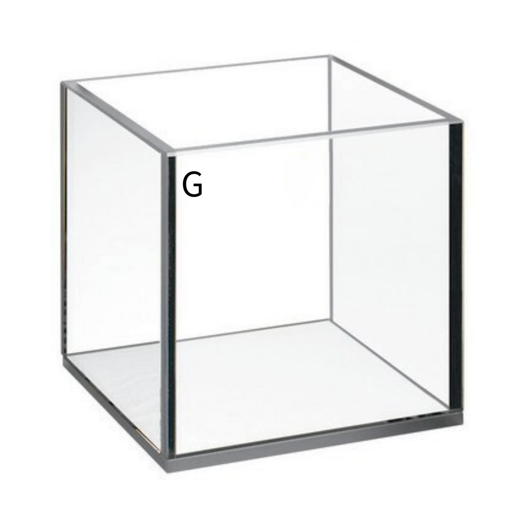 LABART™ Glass Cuvette, 50*50*70mm Absorption Cell 4 Side Clear Windows LGS505070