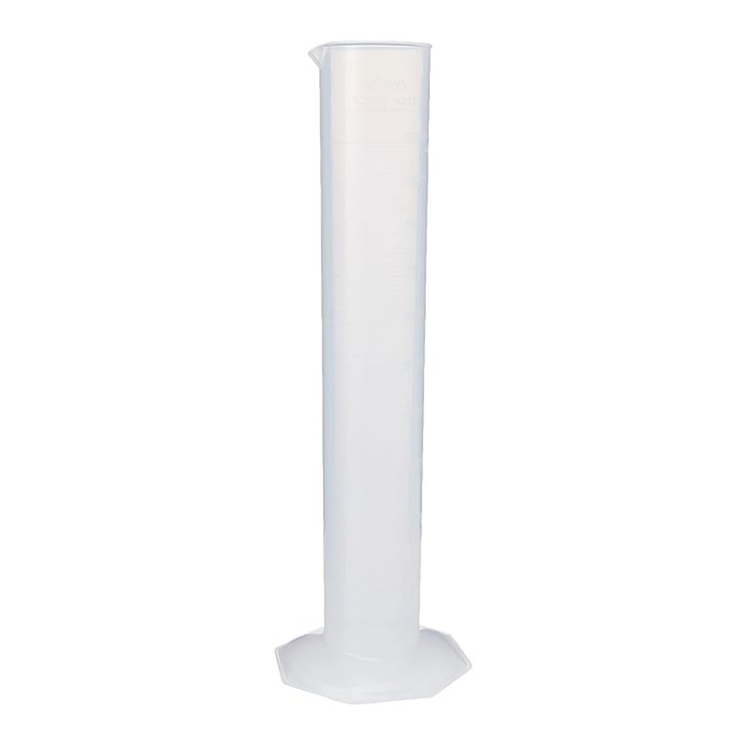 LABART (Polylab) Plastic Transparent Graduated Measuring Cylinder