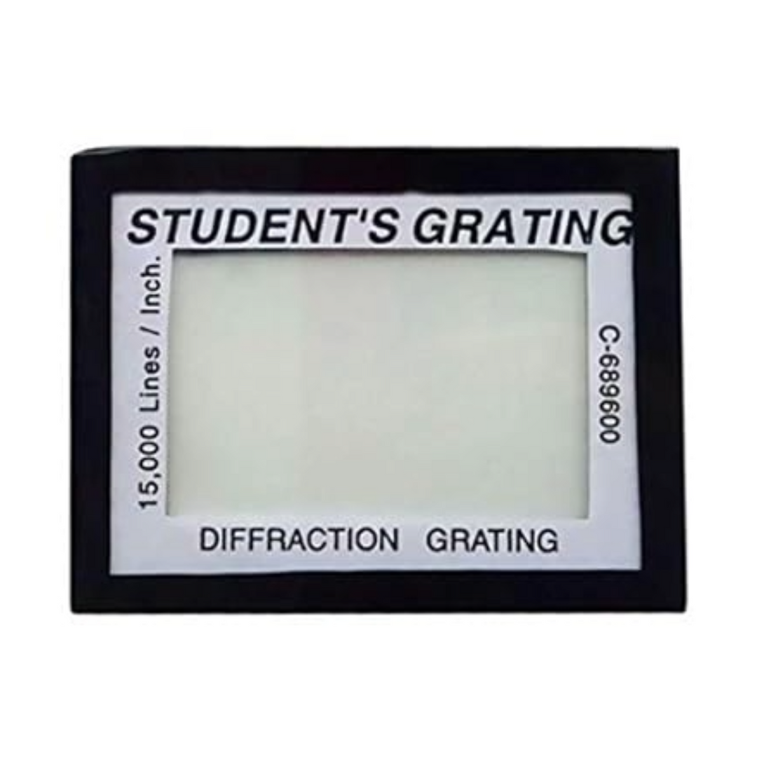 Student Grating Glass Or Diffraction Grating Glass 600 Lines 15000 LPI