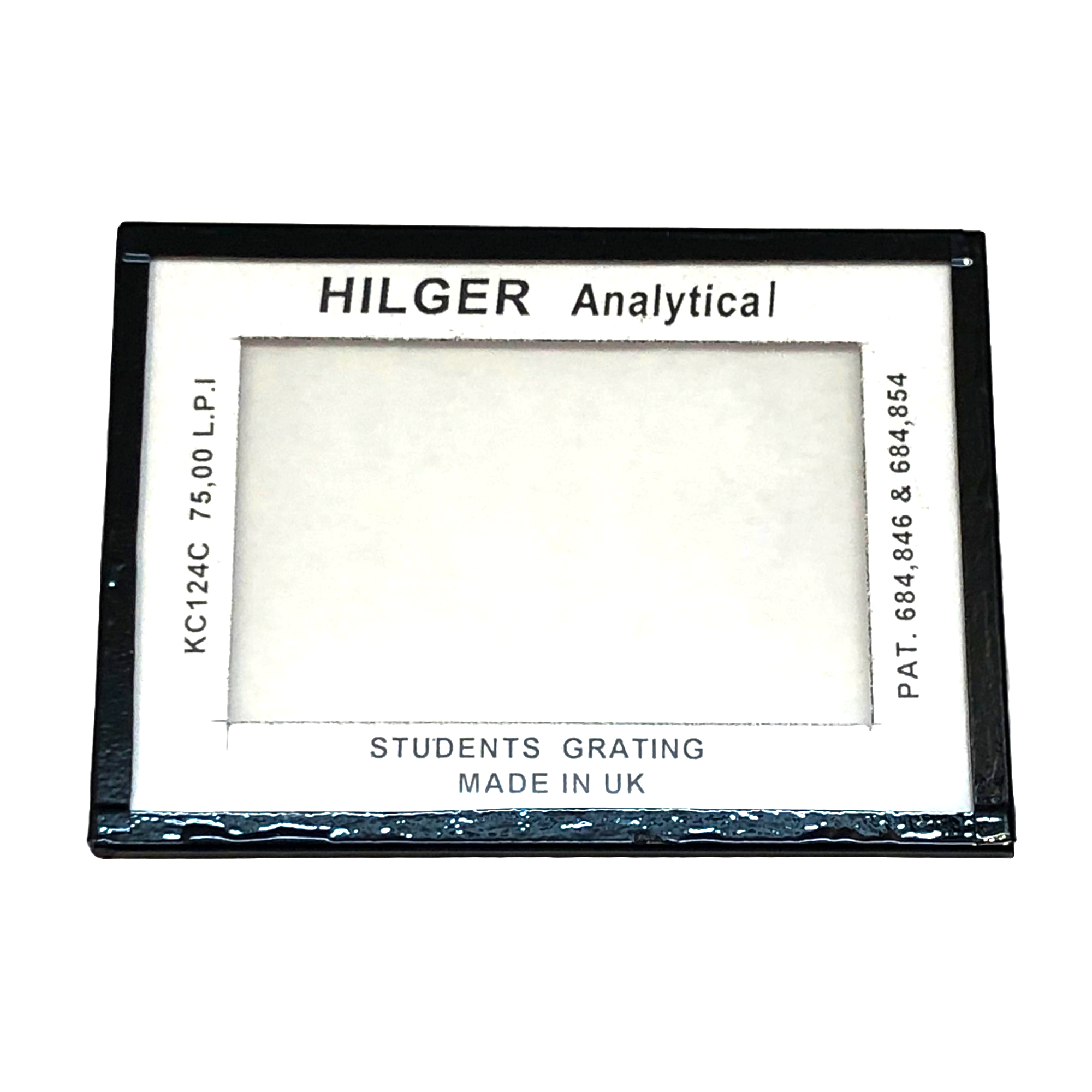 Student Glass Module Student Grating Glass Or Diffraction Grating Glass 300 Lines 7500 LPI ...