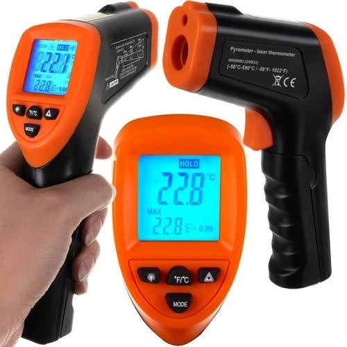 Laser Infrared (IR) Thermometer Pyrometer DT-8550