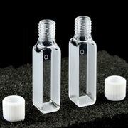 LABART™ 10mm Pathlength, 3.5ml Quartz Micro Spectrophotometer Cuvette with Screw Cap, 2 Windows, LSP1Q-744