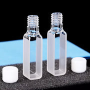 LABART™ 10mm Pathlength, 3.5ml Quartz Micro Spectrophotometer Cuvette with Screw Cap, 2 Windows, LSP1Q-744