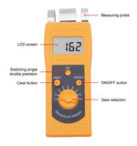 Load image into Gallery viewer, LABART Concrete Moisture Meter Tester Water Measurement Range 0~50% for Concrete Cement Brick Glass DM200C