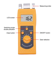 LABART Concrete Moisture Meter Tester Water Measurement Range 0~50% for Concrete Cement Brick Glass DM200C