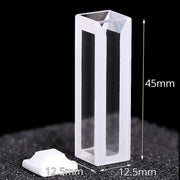 LABART™ 10mm Pathlength, 0.35ml Quartz Fluorometer Cuvette, 4 Windows, LFL2Q-504