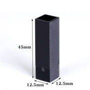 LABART Ultra Micro 10mm, 50uL/100uL/200uL, 2 Windows, Self Masking, Spectrophotometer Cuvette Cell with Lid Z Height 15mm