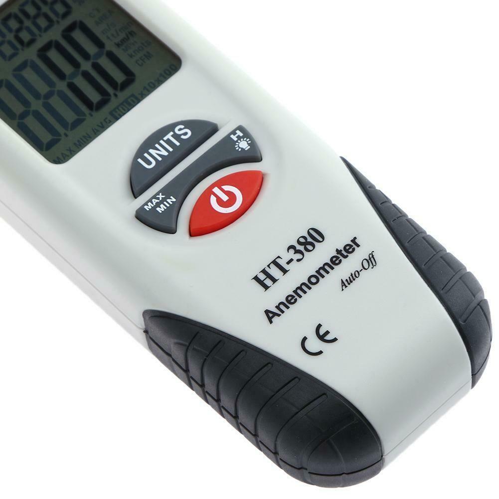 Portable Digital Handheld Anemometer Wind Speed Meter HT-380