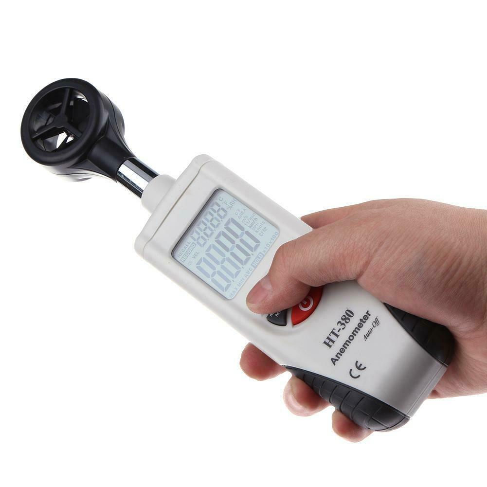 Portable Digital Handheld Anemometer Wind Speed Meter HT-380